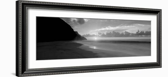 Kalalau Beach Sunset, Na Pali Coast, Hawaii, USA-null-Framed Photographic Print