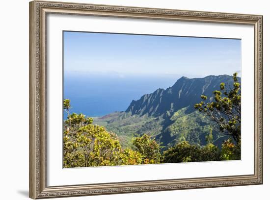 Kalalau Valley, Napali Coast State Park Kauai, Hawaii, United States of America, Pacific-Michael DeFreitas-Framed Photographic Print