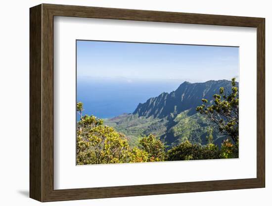 Kalalau Valley, Napali Coast State Park Kauai, Hawaii, United States of America, Pacific-Michael DeFreitas-Framed Photographic Print