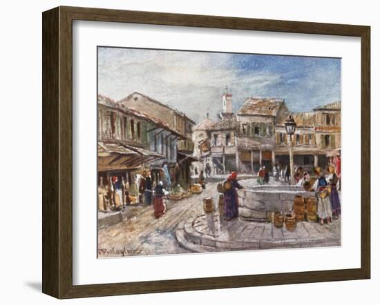 Kalamata on the Gulf of Messene-John Fulleylove-Framed Giclee Print