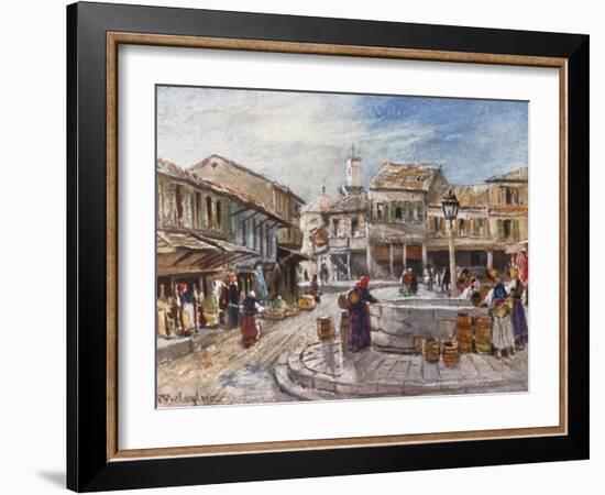 Kalamata on the Gulf of Messene-John Fulleylove-Framed Giclee Print