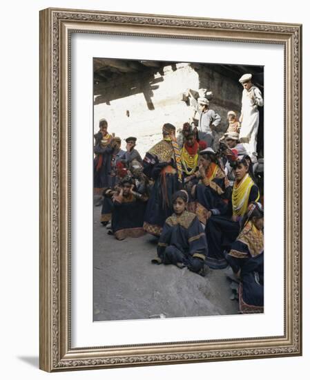 Kalash Women, Bumburet Village, Chitral Valley, Pakistan-Doug Traverso-Framed Photographic Print