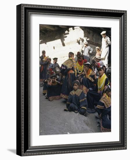 Kalash Women, Bumburet Village, Chitral Valley, Pakistan-Doug Traverso-Framed Photographic Print