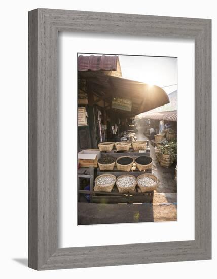 Kalaw Market at Sunrise, Shan State, Myanmar (Burma), Asia-Matthew Williams-Ellis-Framed Photographic Print