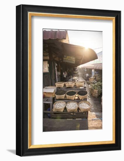 Kalaw Market at Sunrise, Shan State, Myanmar (Burma), Asia-Matthew Williams-Ellis-Framed Photographic Print