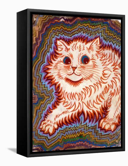 Kaleidoscope Cats III-Louis Wain-Framed Premier Image Canvas