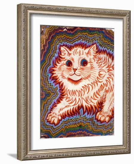 Kaleidoscope Cats III-Louis Wain-Framed Giclee Print