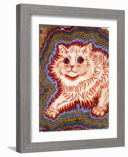 Kaleidoscope Cats III-Louis Wain-Framed Giclee Print