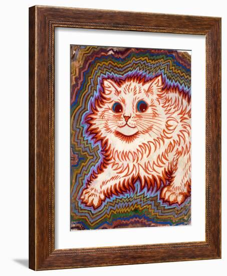 Kaleidoscope Cats III-Louis Wain-Framed Giclee Print