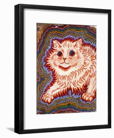 Kaleidoscope Cats III-Louis Wain-Framed Giclee Print