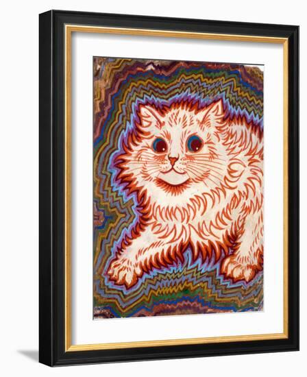 Kaleidoscope Cats III-Louis Wain-Framed Giclee Print