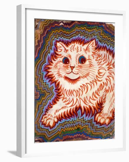 Kaleidoscope Cats III-Louis Wain-Framed Giclee Print