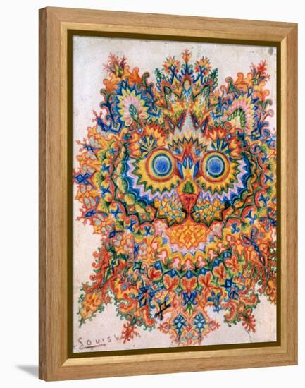 Kaleidoscope Cats IV-Louis Wain-Framed Premier Image Canvas