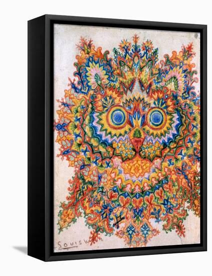 Kaleidoscope Cats IV-Louis Wain-Framed Premier Image Canvas