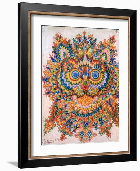 Kaleidoscope Cats IV-Louis Wain-Framed Giclee Print