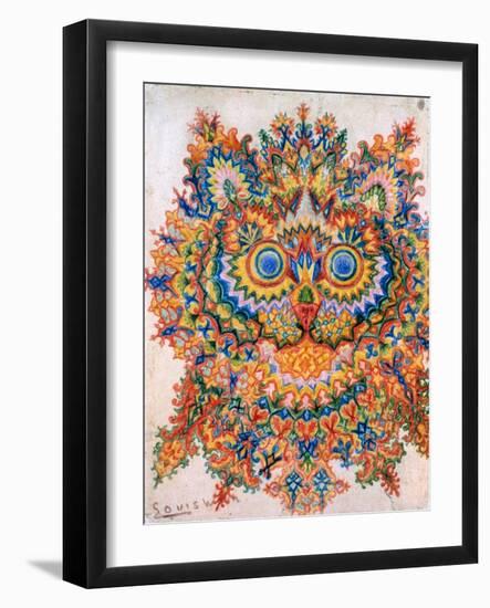 Kaleidoscope Cats IV-Louis Wain-Framed Giclee Print