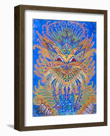 Kaleidoscope Cats VI-Louis Wain-Framed Giclee Print