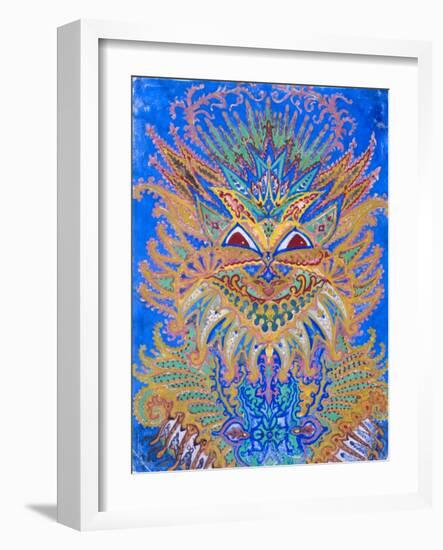 Kaleidoscope Cats VI-Louis Wain-Framed Giclee Print