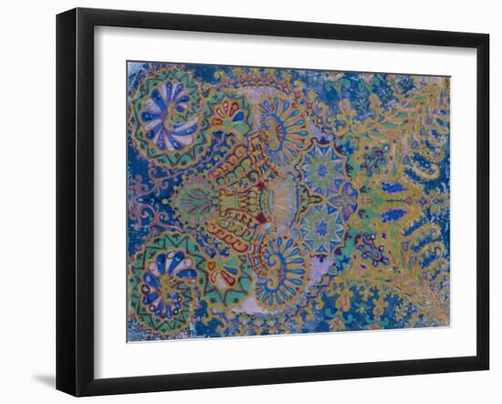 Kaleidoscope Cats VII-Louis Wain-Framed Giclee Print