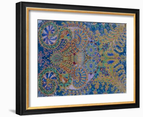 Kaleidoscope Cats VII-Louis Wain-Framed Giclee Print