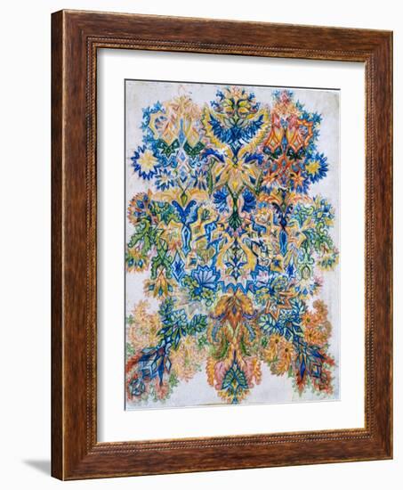 Kaleidoscope Cats VIII-Louis Wain-Framed Giclee Print