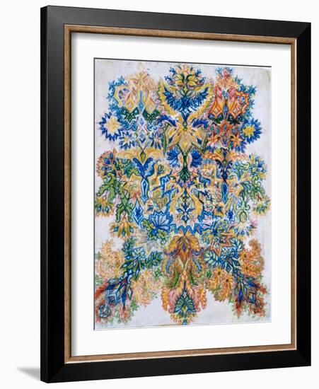 Kaleidoscope Cats VIII-Louis Wain-Framed Giclee Print