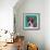 Kaleidoscope Dog I-Carolee Vitaletti-Framed Art Print displayed on a wall