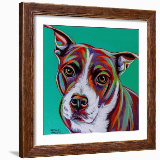 Kaleidoscope Dog I-Carolee Vitaletti-Framed Art Print