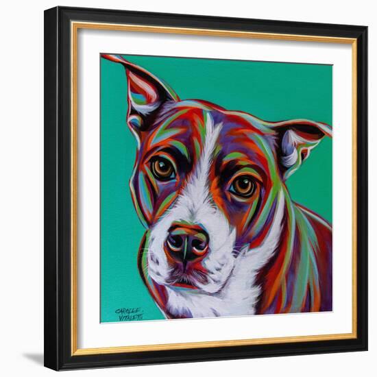 Kaleidoscope Dog I-Carolee Vitaletti-Framed Art Print