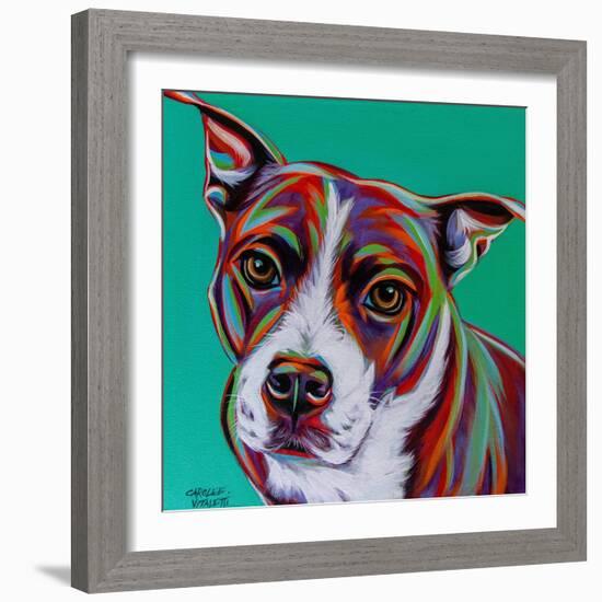Kaleidoscope Dog I-Carolee Vitaletti-Framed Premium Giclee Print