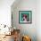 Kaleidoscope Dog I-Carolee Vitaletti-Framed Premium Giclee Print displayed on a wall