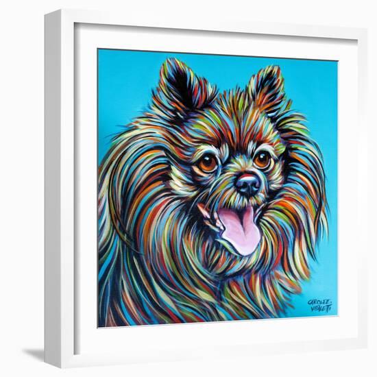 Kaleidoscope Dog III-Carolee Vitaletti-Framed Premium Giclee Print