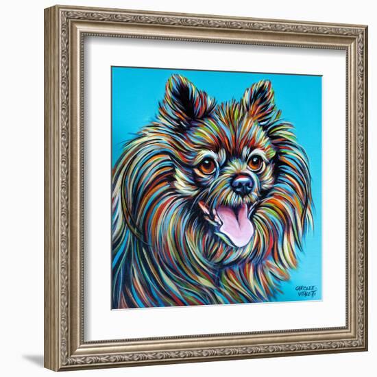 Kaleidoscope Dog III-Carolee Vitaletti-Framed Art Print