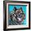 Kaleidoscope Dog III-Carolee Vitaletti-Framed Art Print