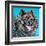 Kaleidoscope Dog III-Carolee Vitaletti-Framed Art Print