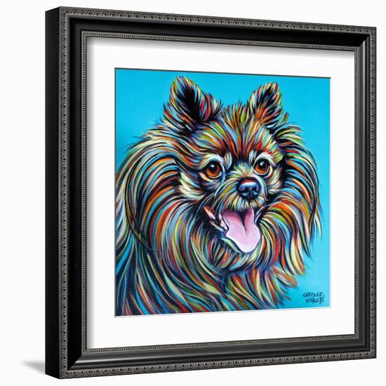 Kaleidoscope Dog III-Carolee Vitaletti-Framed Art Print