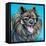 Kaleidoscope Dog III-Carolee Vitaletti-Framed Stretched Canvas