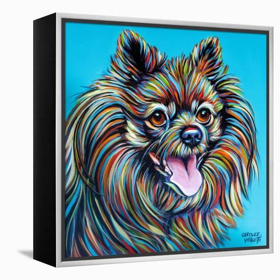 Kaleidoscope Dog III-Carolee Vitaletti-Framed Stretched Canvas