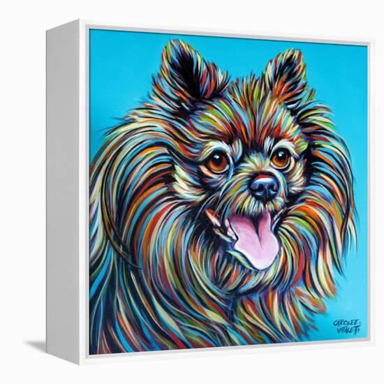 Kaleidoscope Dog III-Carolee Vitaletti-Framed Stretched Canvas