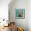 Kaleidoscope Dog IV-Carolee Vitaletti-Framed Premium Giclee Print displayed on a wall