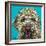 Kaleidoscope Dog IV-Carolee Vitaletti-Framed Premium Giclee Print