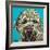 Kaleidoscope Dog IV-Carolee Vitaletti-Framed Premium Giclee Print