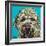 Kaleidoscope Dog IV-Carolee Vitaletti-Framed Premium Giclee Print