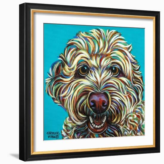 Kaleidoscope Dog IV-Carolee Vitaletti-Framed Premium Giclee Print