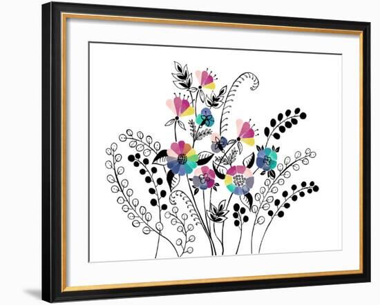 Kaleidoscope Garden-null-Framed Giclee Print