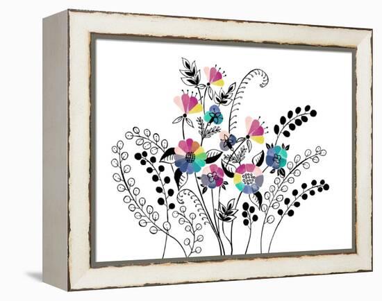 Kaleidoscope Garden-null-Framed Premier Image Canvas