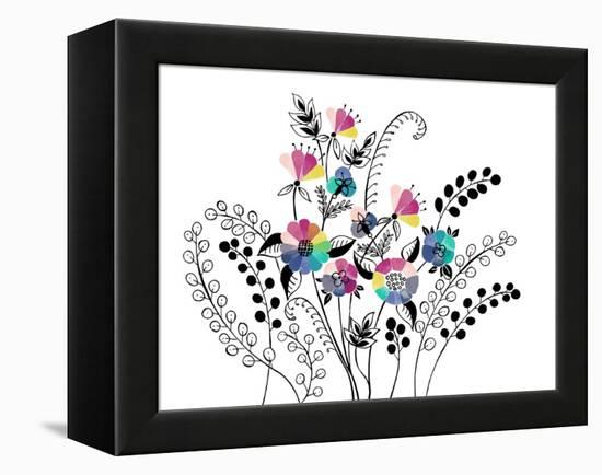 Kaleidoscope Garden-null-Framed Premier Image Canvas