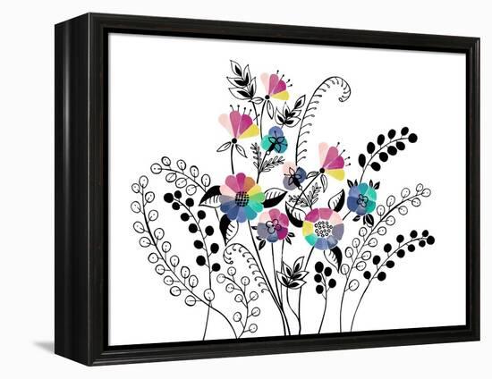 Kaleidoscope Garden-null-Framed Premier Image Canvas