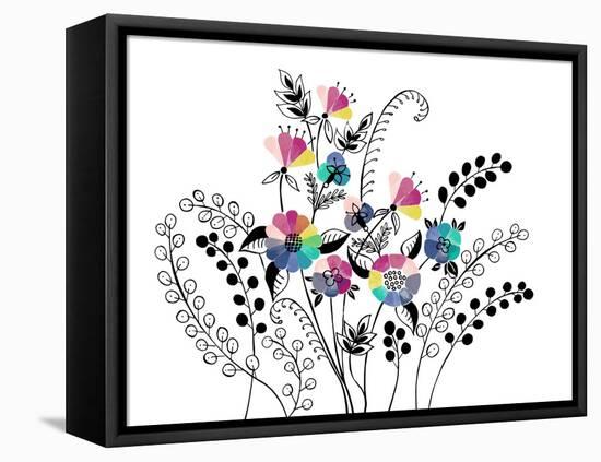 Kaleidoscope Garden-null-Framed Premier Image Canvas