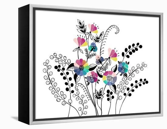 Kaleidoscope Garden-null-Framed Premier Image Canvas